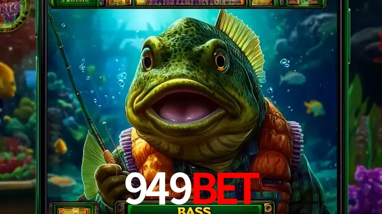 Personagem de peixe pescador do popular jogo de slot com tema de pescaria, uma das emocionantes opções de caça-níqueis para jogar e ganhar no cassino 949bet.